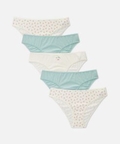 Pack 5 mini-culottes cerise