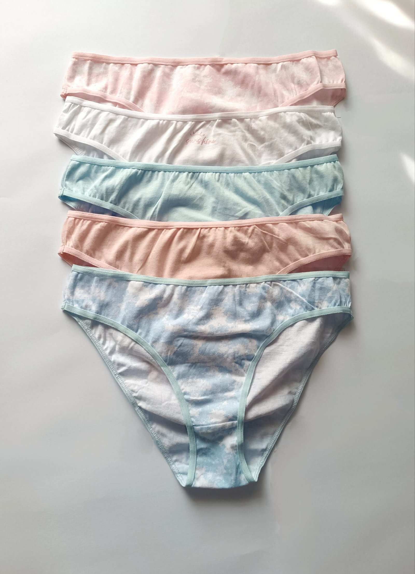 Pack 5 Mini-culottes bleu