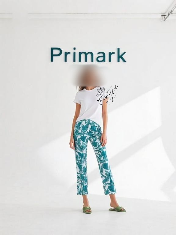 Primark blanc vert