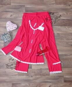 Caress Boutonné Rouge