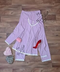 Caress Boutonné Mauve