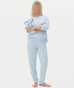 Alternative view of Pyjama Primark long Bleu