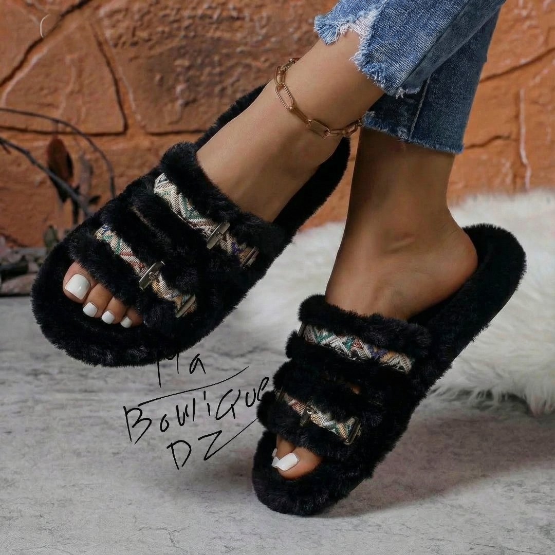 Pantoufle Fourrée - الصورة 3