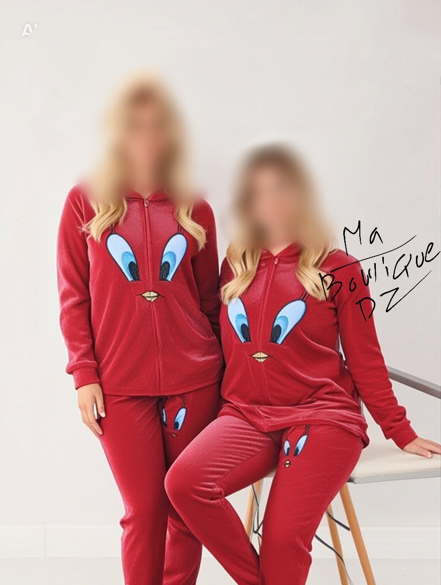 Pyjama BBS Rouge - الصورة 2