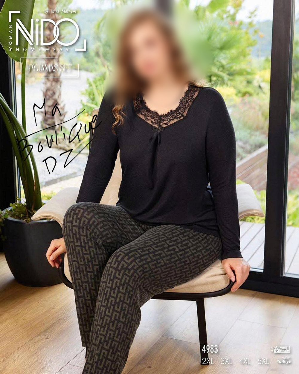 Pyjama Nido Noir - الصورة 3