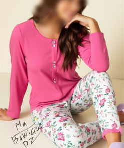 Alternative view of Pyjama Caress à fleurs