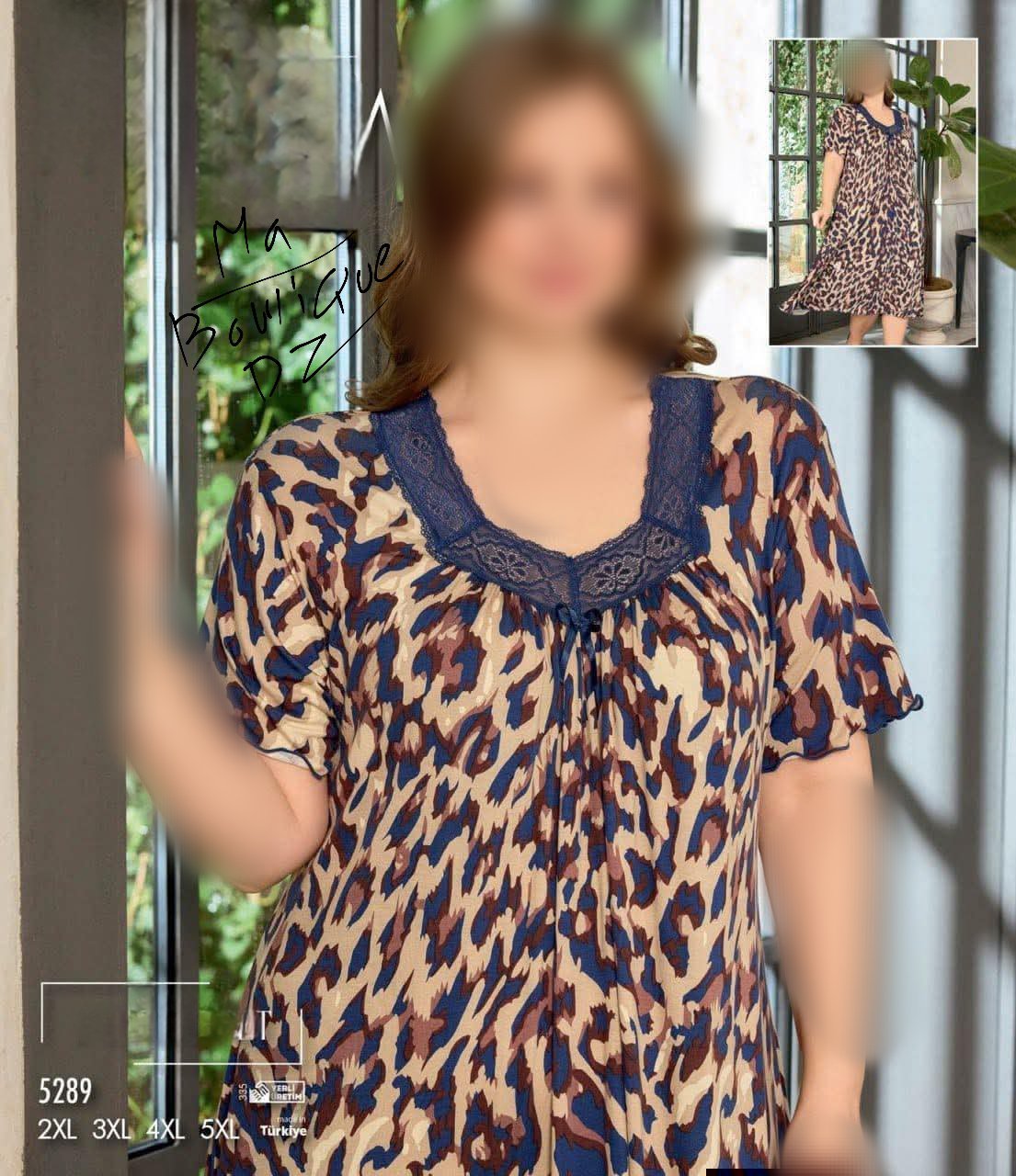 Djeba courte léopard