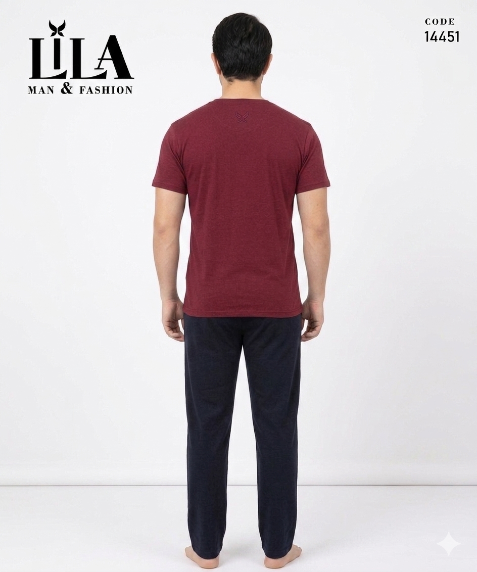 Pyjama Lila 451 - الصورة 4