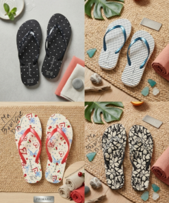 Claquettes Primark à motif