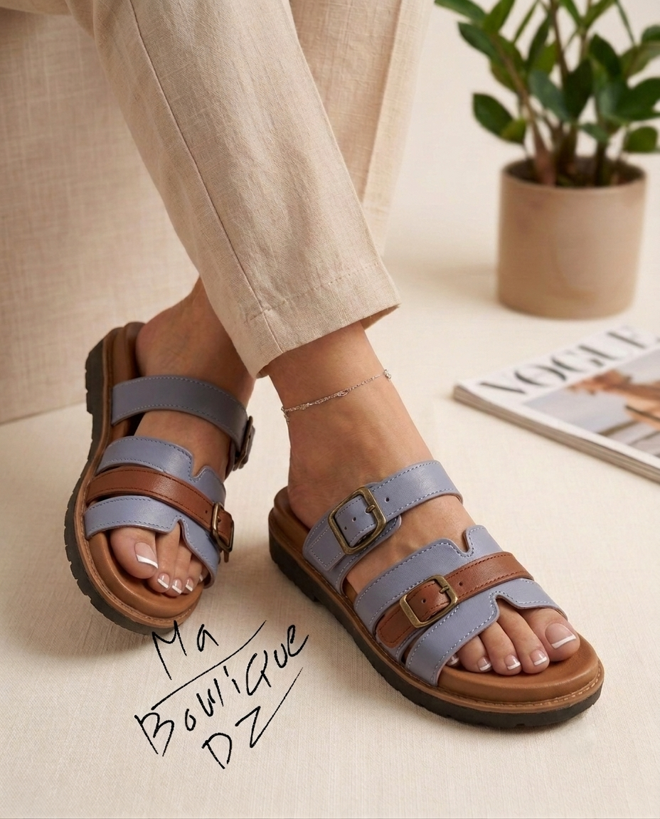 Sandales Confort à Boucles - الصورة 3