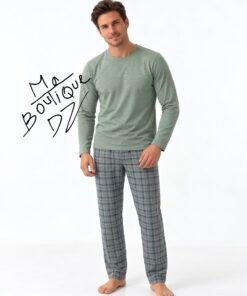 Pyjama Homme ML Vert Clair