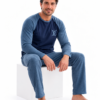 Pyjama Homme ML Bleu Clair LV