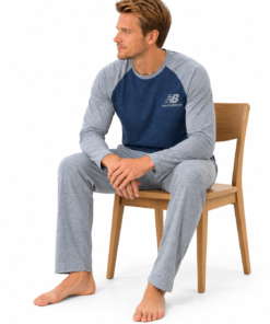 Alternative view of Pyjama Homme NB Gris